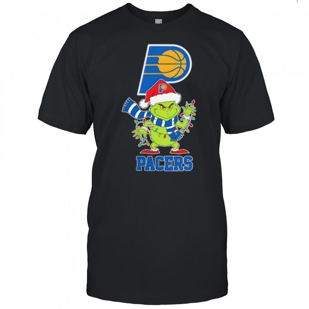 Indiana Pacers Grinch Mashup NBA Holiday Fan Unisex T-Shirt